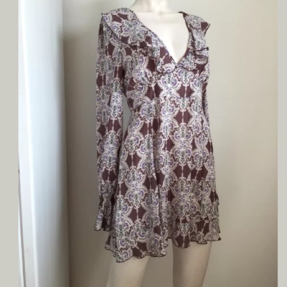 Free People Dresses & Skirts - Free People Multi Colored Bohemian Print Dress